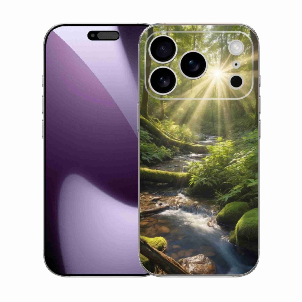 Zselés borítás mmCase iPhone 17 Pro készülékhez - erdei mélység