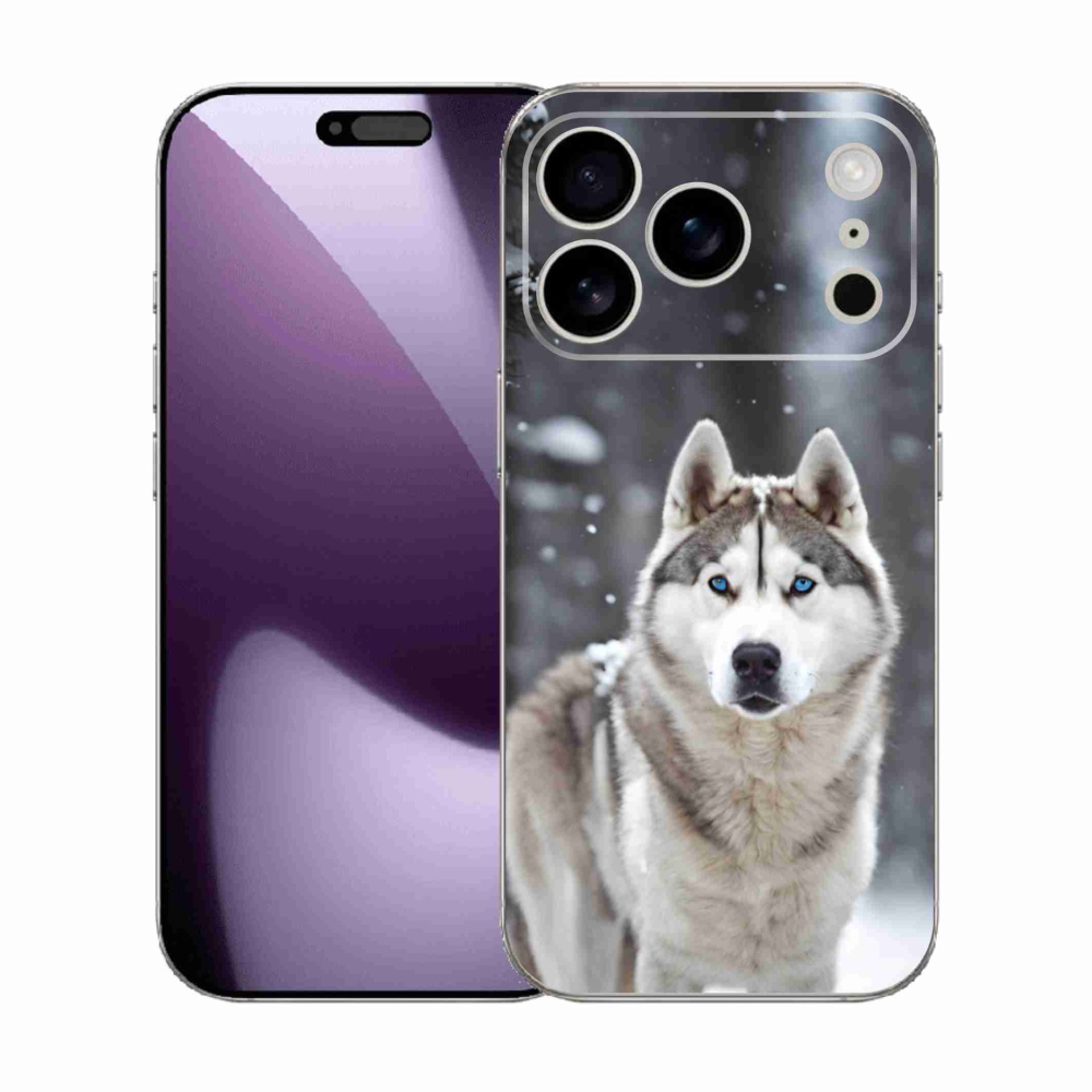 Zselés borítás mmCase iPhone 17 Pro készülékhez - husky 2