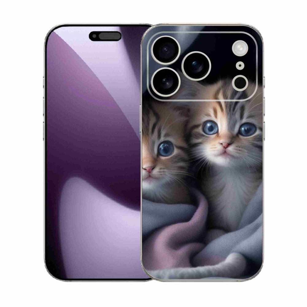 Zselés borítás mmCase iPhone 17 Pro készülékhez - cat duo 2