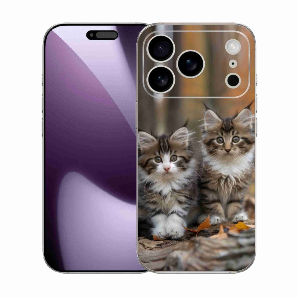 mmCase gél tok az iPhone 17 Pro-hoz – macska-duó 3