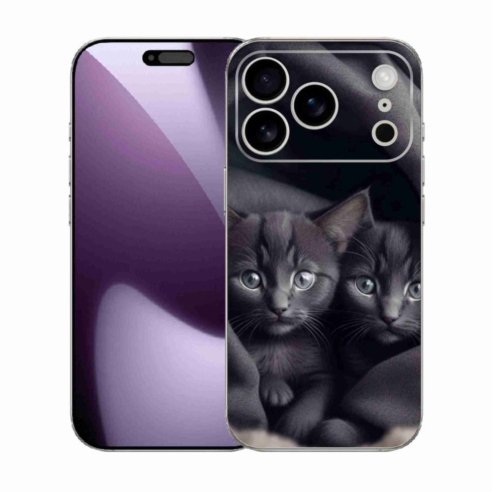 Zselés borítás mmCase iPhone 17 Pro készülékhez - cat duo