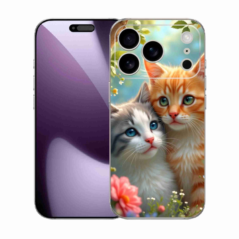 Zselés borítás mmCase iPhone 17 Pro készülékhez - macskaszerelem 2