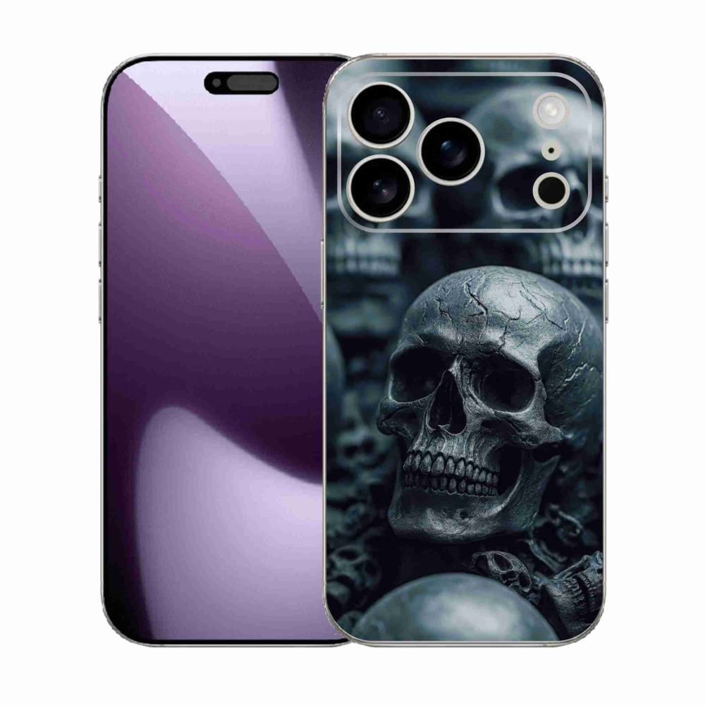 Gél védőburkolat mmCase iPhone 17 Pro készülékhez - koponya 2