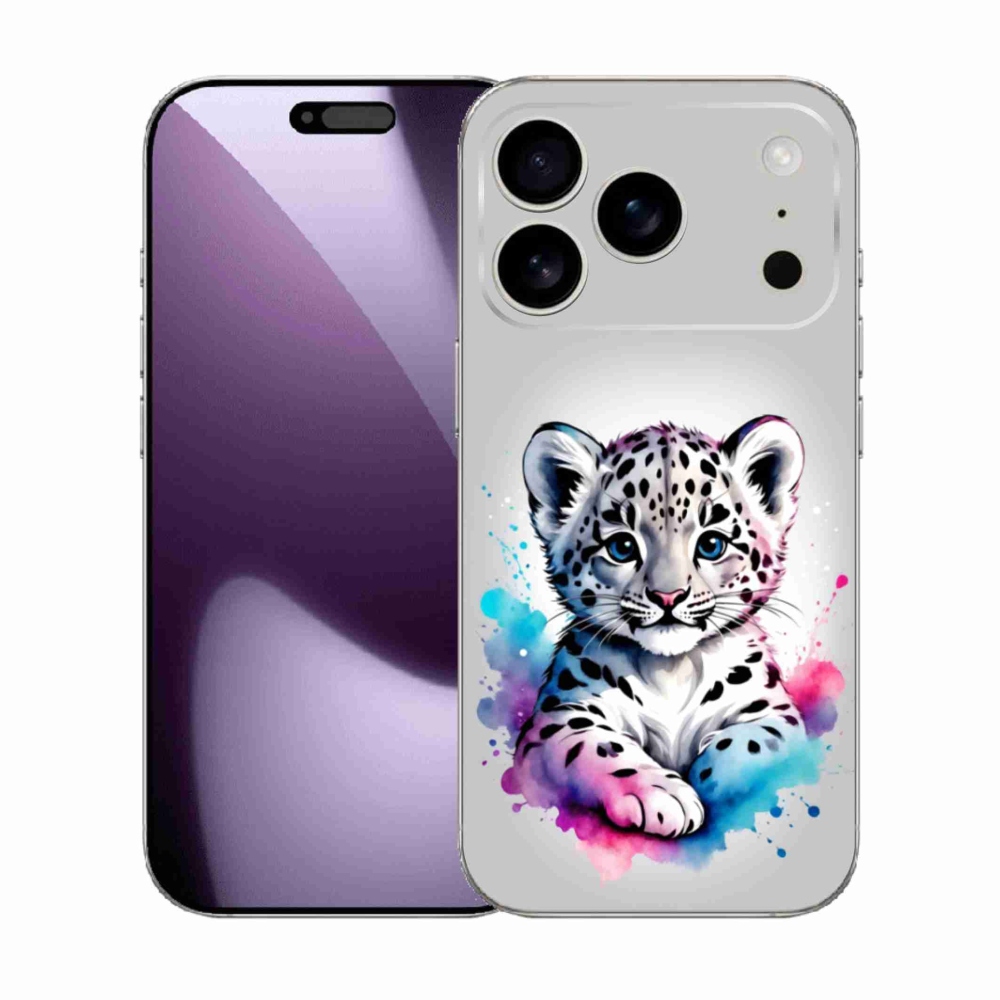 Zselés borítás mmCase iPhone 17 Pro készülékhez - leopárd kölyök