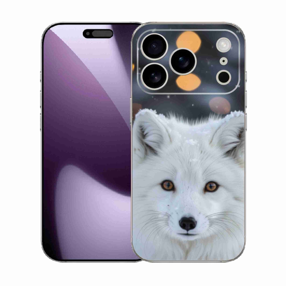 Zselés borítás mmCase iPhone 17 Pro készülékhez - polár róka