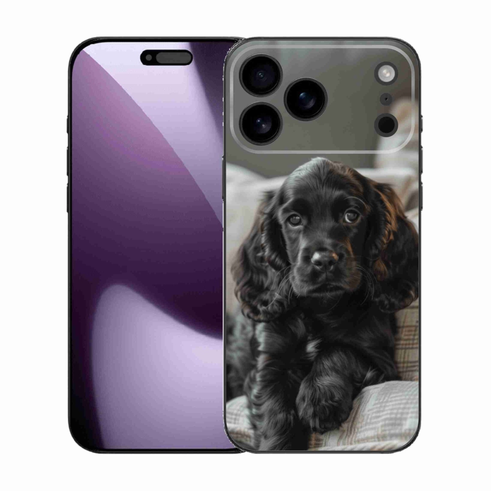 Gél borítás mmCase iPhone 17 Pro Max készülékhez - Angol Cocker Spániel