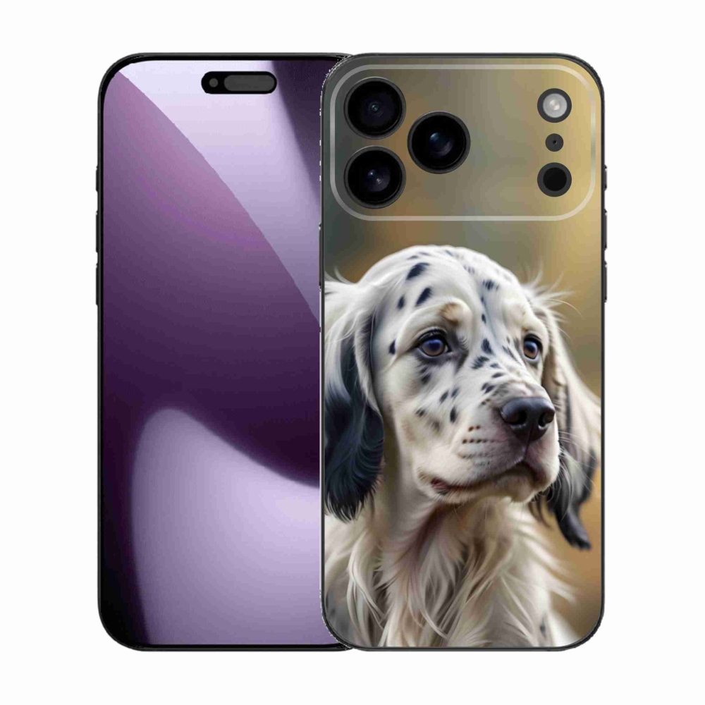 Zselés borítás mmCase iPhone 17 Pro Max készülékhez - English Setter