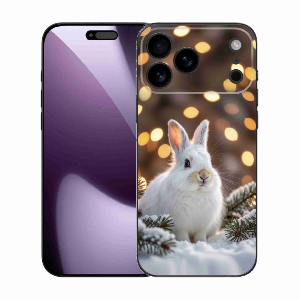 mmCase gél tok az iPhone 17 Pro Max-hoz – fehér nyúl