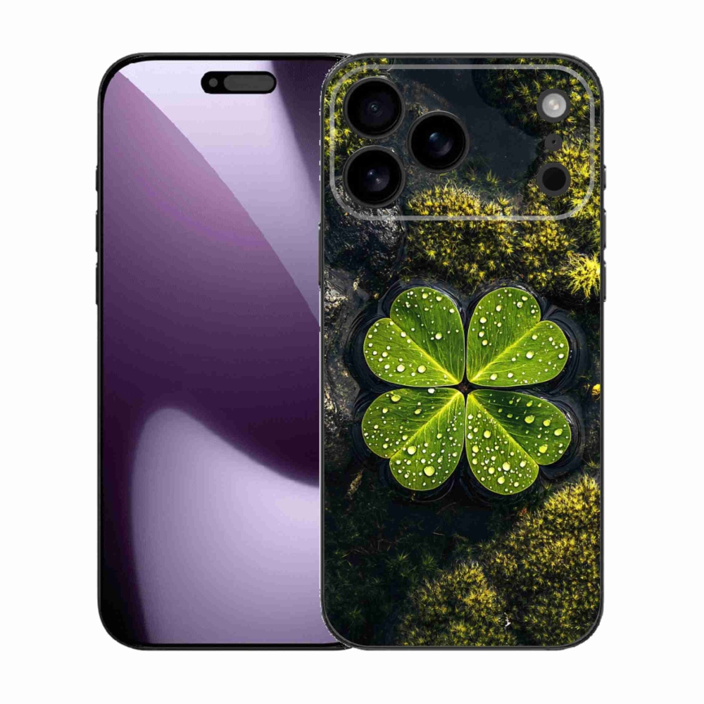 Gél borítás mmCase iPhone 17 Pro Max készülékhez - négylevelű lóhere