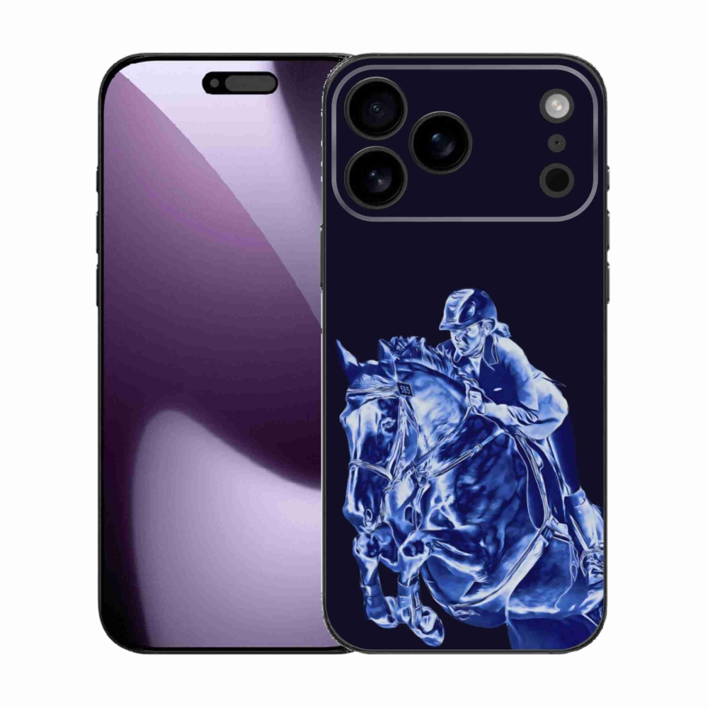 Zselés borítás mmCase iPhone 17 Pro Max készülékhez - versenyló