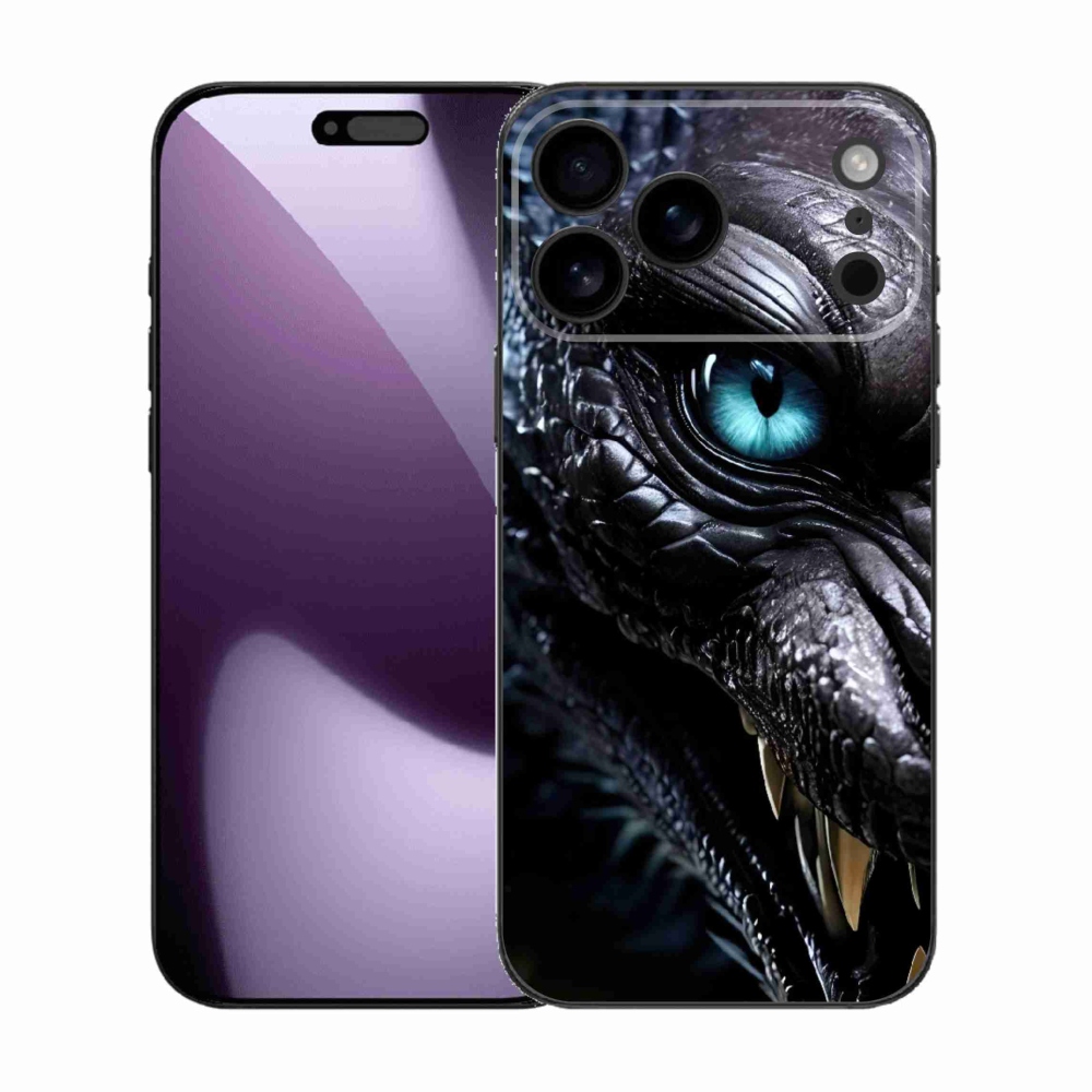 mmCase gél tok az iPhone 17 Pro Max-hoz – sárkányos mintázat