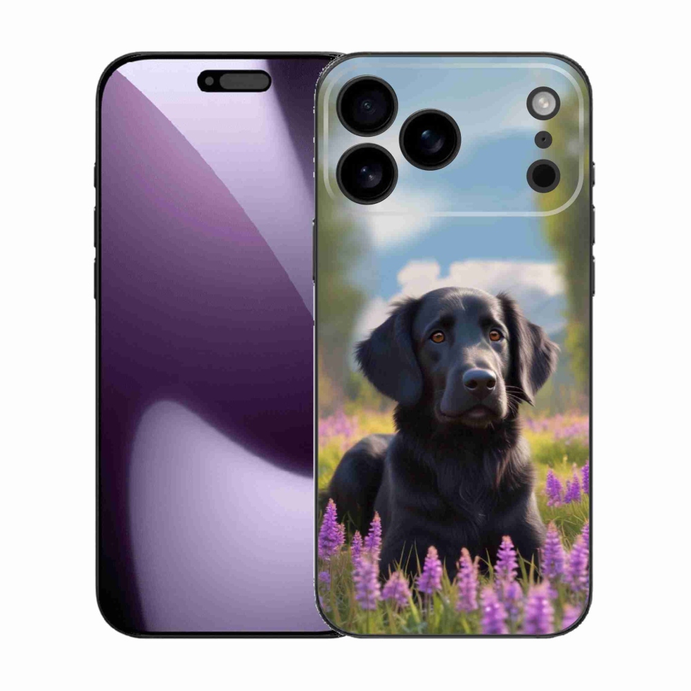 mmCase gél tok az iPhone 17 Pro Max-hoz – elegáns fekete retriever