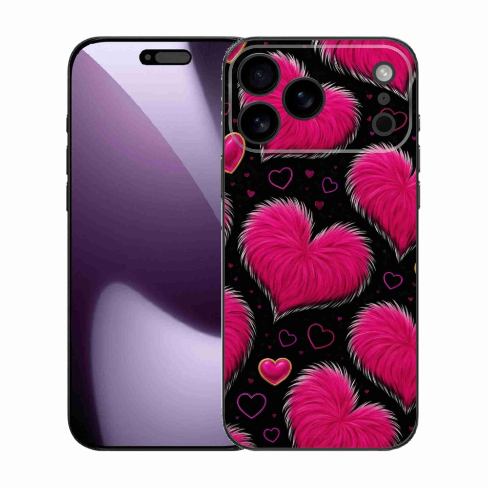 Zselés borítás mmCase iPhone 17 Pro Max készülékhez - puha szív