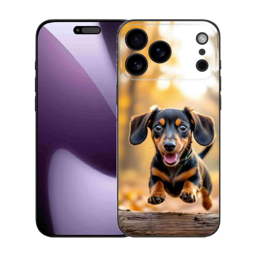 Zselés borítás mmCase iPhone 17 Pro Max készülékhez - tacskó 2