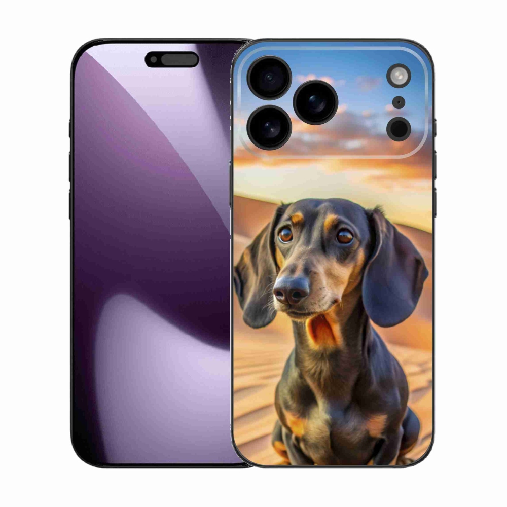 Zselés borítás mmCase iPhone 17 Pro Max készülékhez - tacskó 3