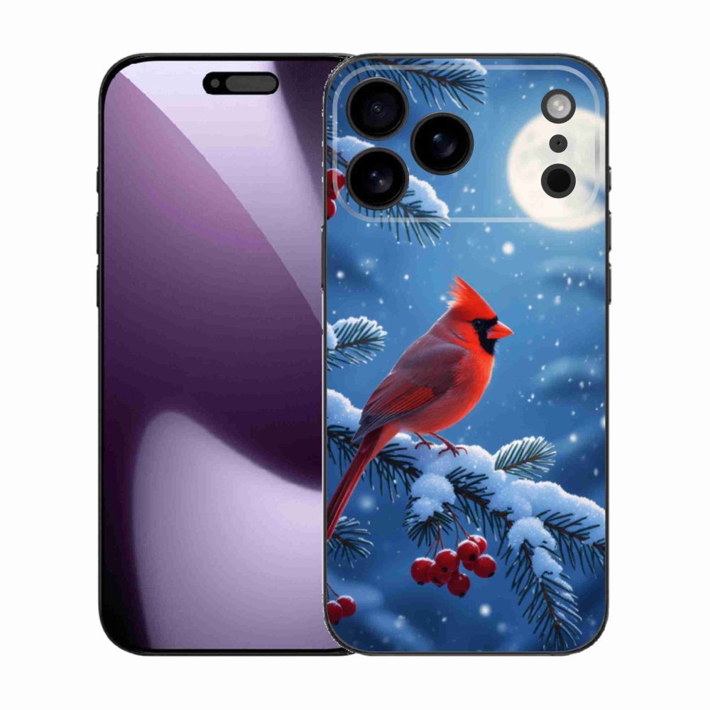 mmCase gél tok az iPhone 17 Pro Max-hoz – bíborvörös