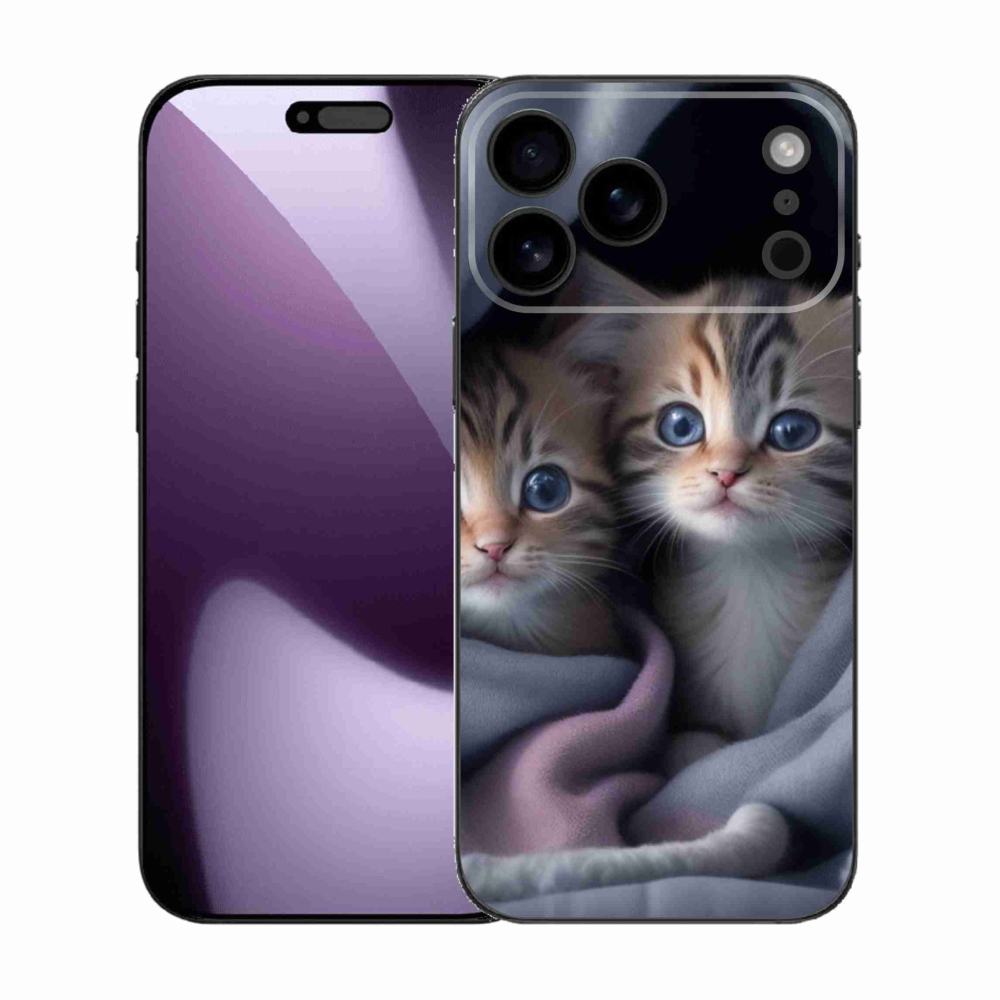 Zselés borítás mmCase iPhone 17 Pro Max készülékhez - cat duo 2