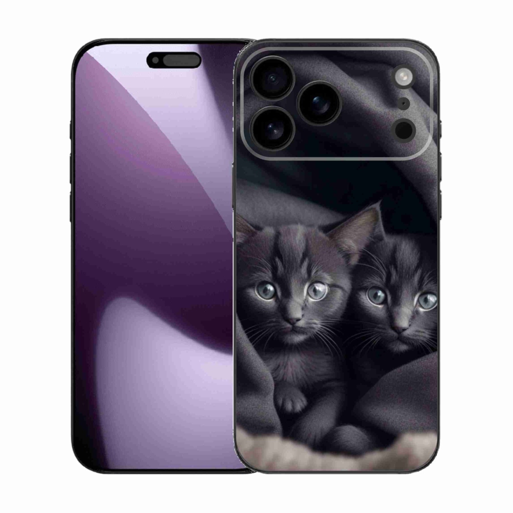 Zselés borítás mmCase iPhone 17 Pro Max készülékhez - cat duo