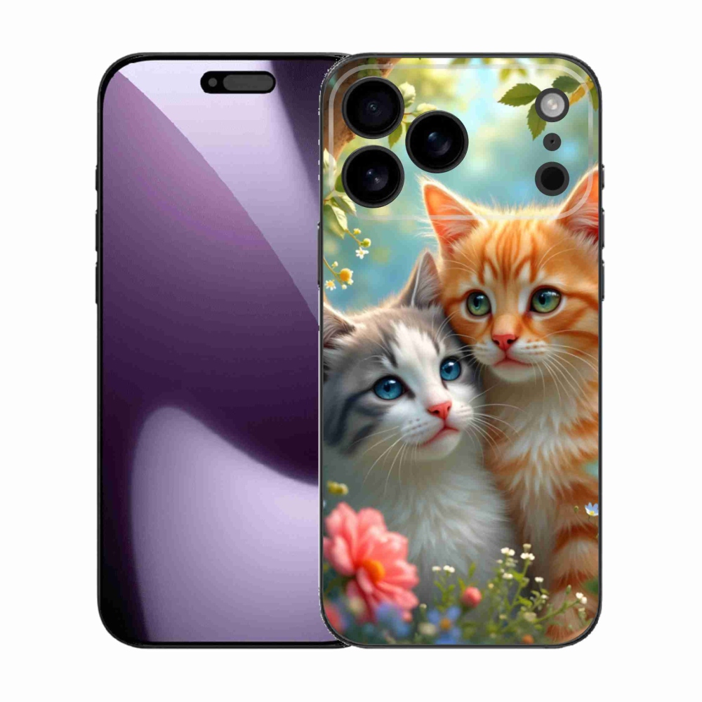 Zselés borítás mmCase iPhone 17 Pro Max készülékhez - macskaszerelem 2