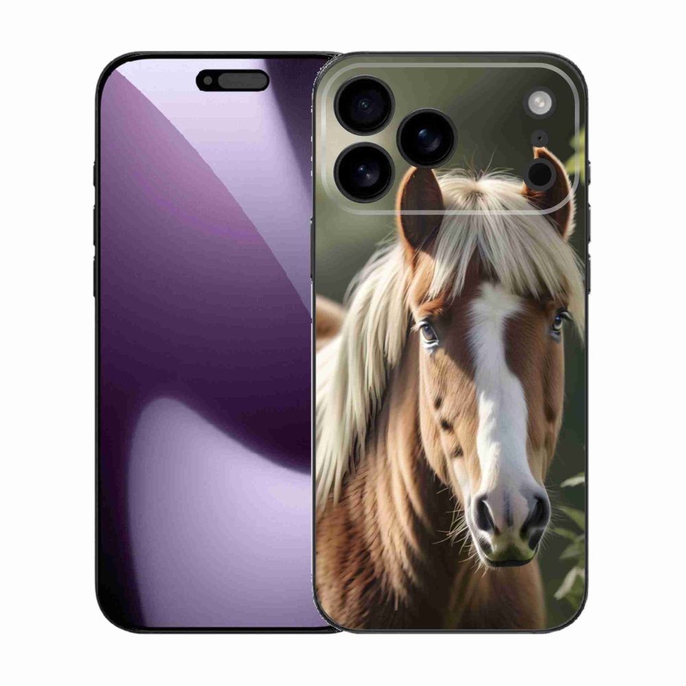 mmCase gél tok az iPhone 17 Pro Max-hoz – világos sörényű ló