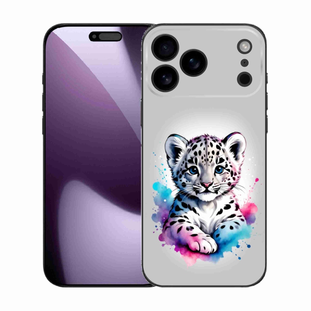 Zselés borítás mmCase iPhone 17 Pro Max készülékhez - leopárd kölyök