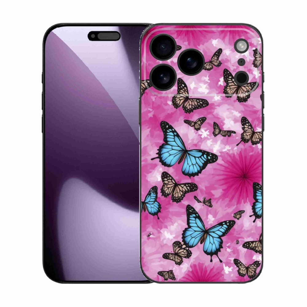 Zselés borítás mmCase iPhone 17 Pro Max készülékhez - pillangókert