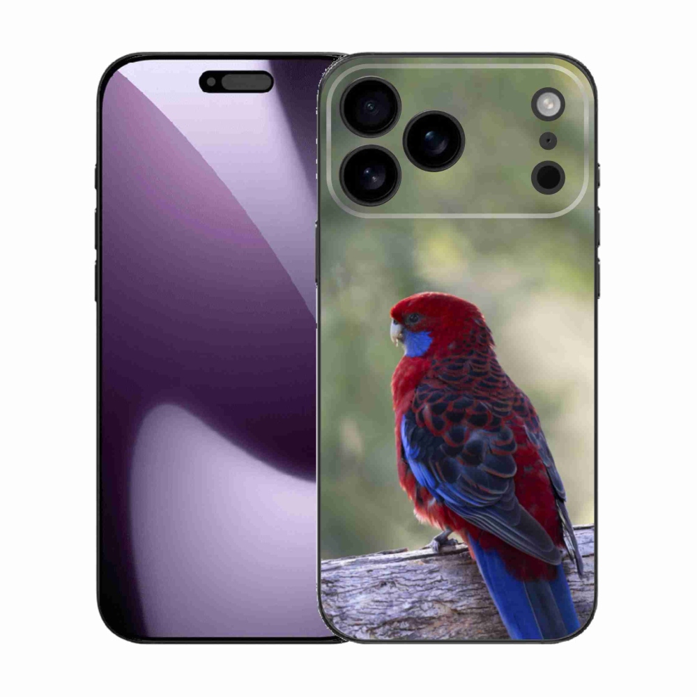 Zselés borítás mmCase iPhone 17 Pro Max készülékhez - papagáj alexander sárga