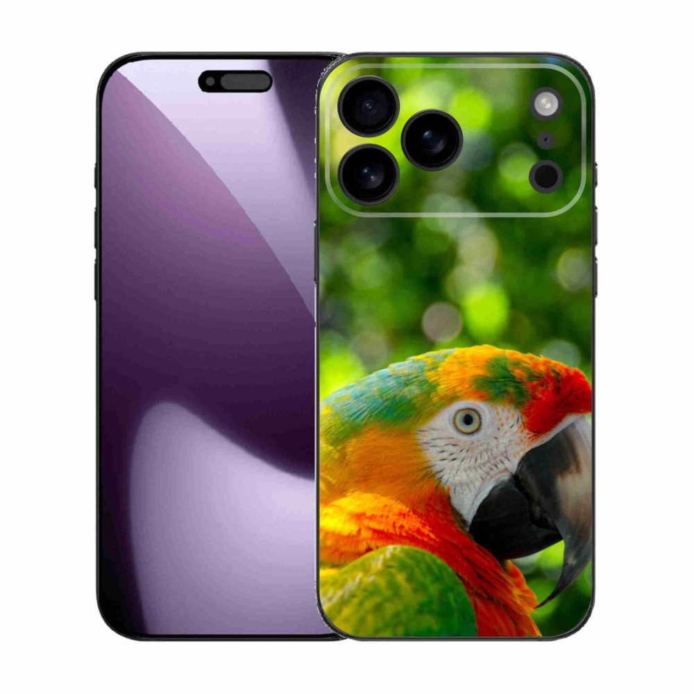Zselés borítás mmCase iPhone 17 Pro Max készülékhez - papagáj ara 3