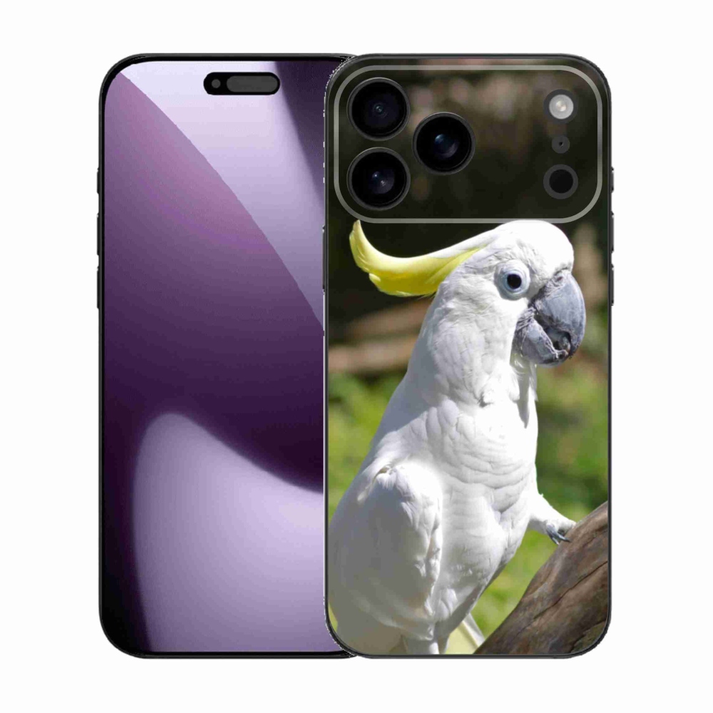 Gél borítás mmCase iPhone 17 Pro Max készülékhez - papagáj kakadu 2