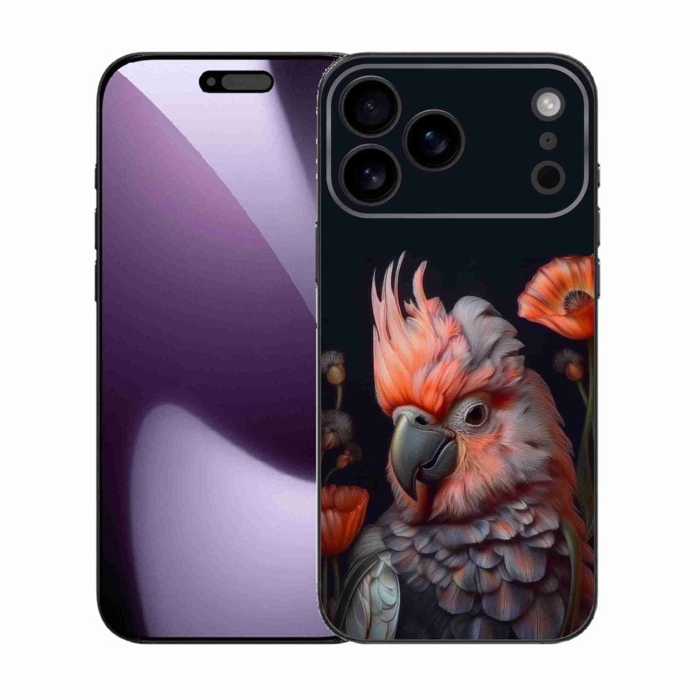 mmCase gél tok az iPhone 17 Pro Max-hoz – színes kakadu papagáj