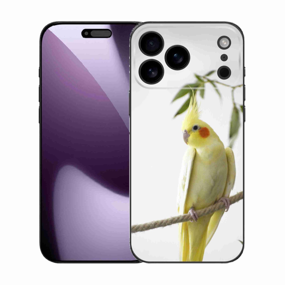 mmCase gél tok az iPhone 17 Pro Max-hoz – tollas papagáj