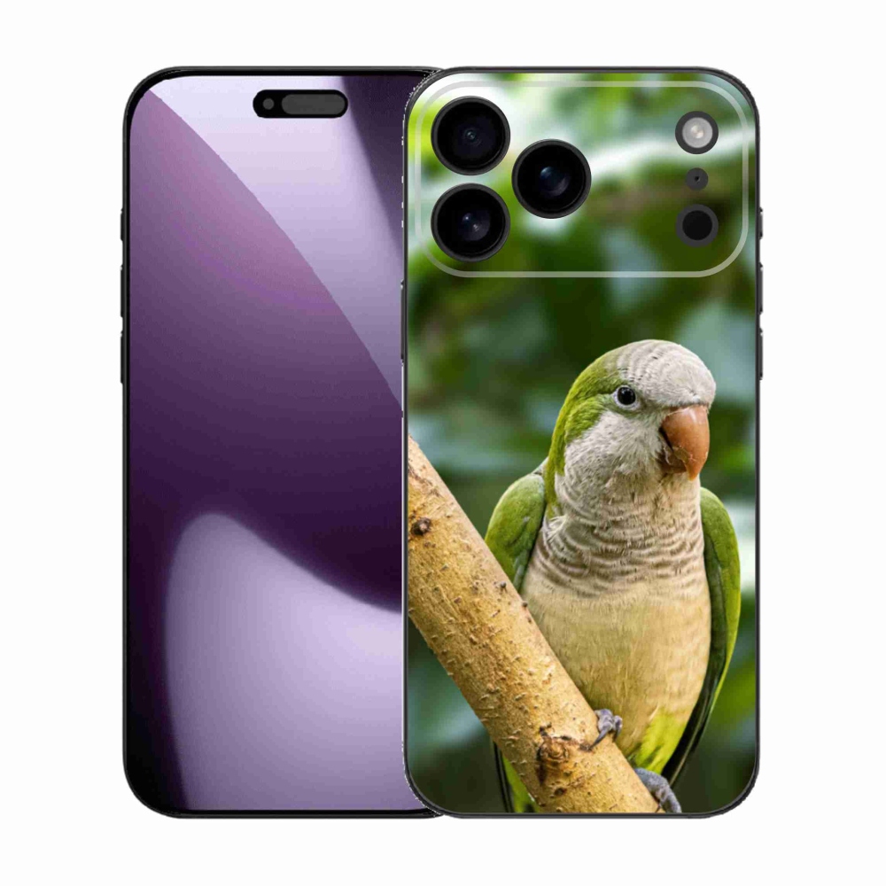 Zselés borítás mmCase iPhone 17 Pro Max készülékhez - papagáj