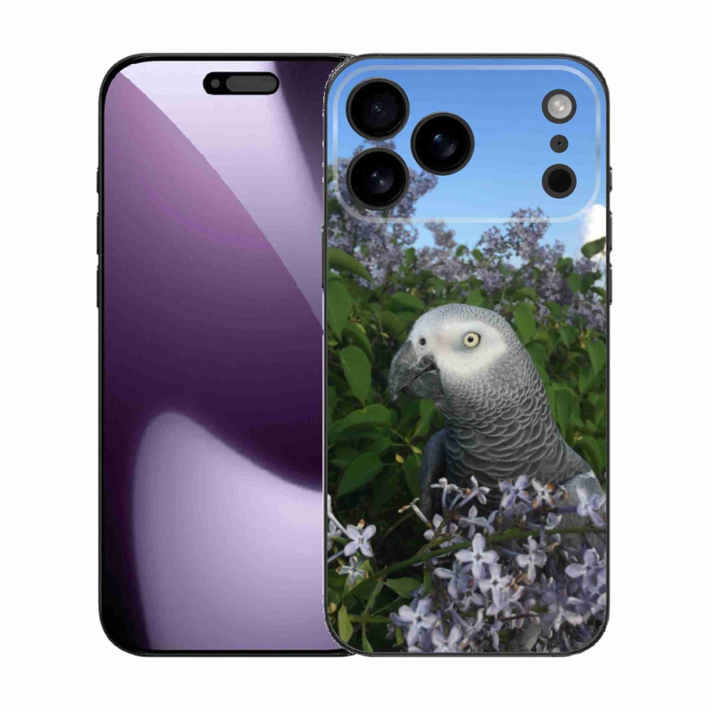 Zselés borítás mmCase iPhone 17 Pro Max készülékhez - papagáj