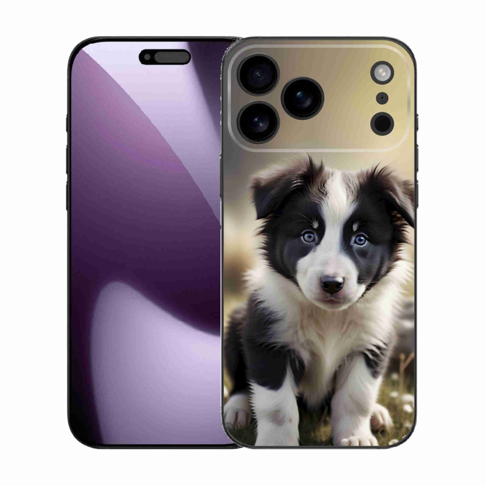 mmCase gél tok az iPhone 17 Pro Max-hoz – aranyos border collie