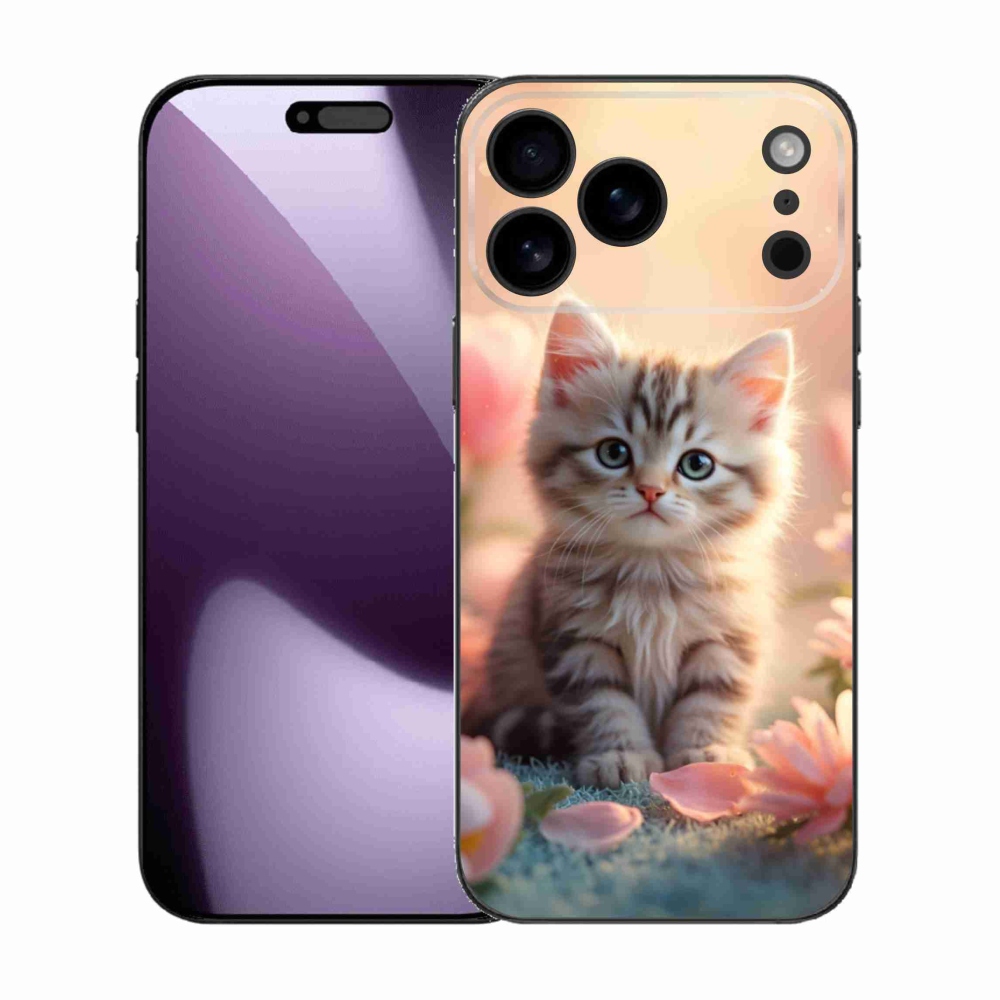 Gél borítás mmCase iPhone 17 Pro Max készülékhez - aranyos cica 8