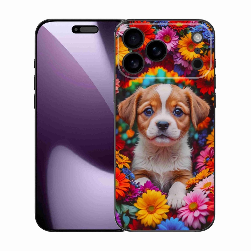 Gél borítás mmCase iPhone 17 Pro Max készülékhez - aranyos kiskutya