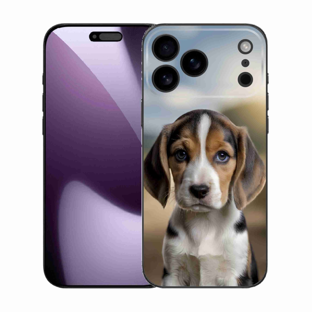 mmCase gél tok az iPhone 17 Pro Max-hoz – aranyos beagle