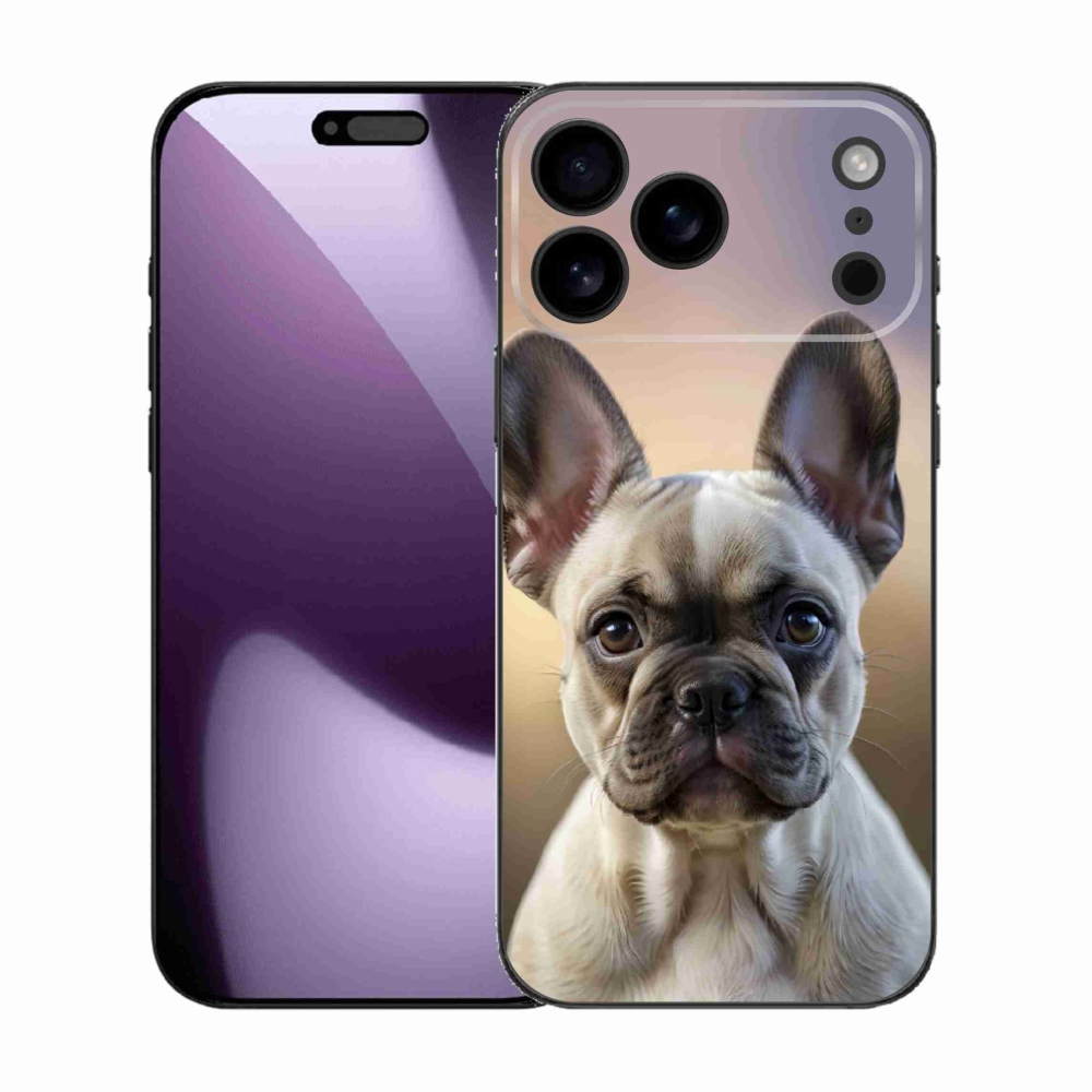 mmCase gél tok az iPhone 17 Pro Max-hoz – aranyos francia buldog