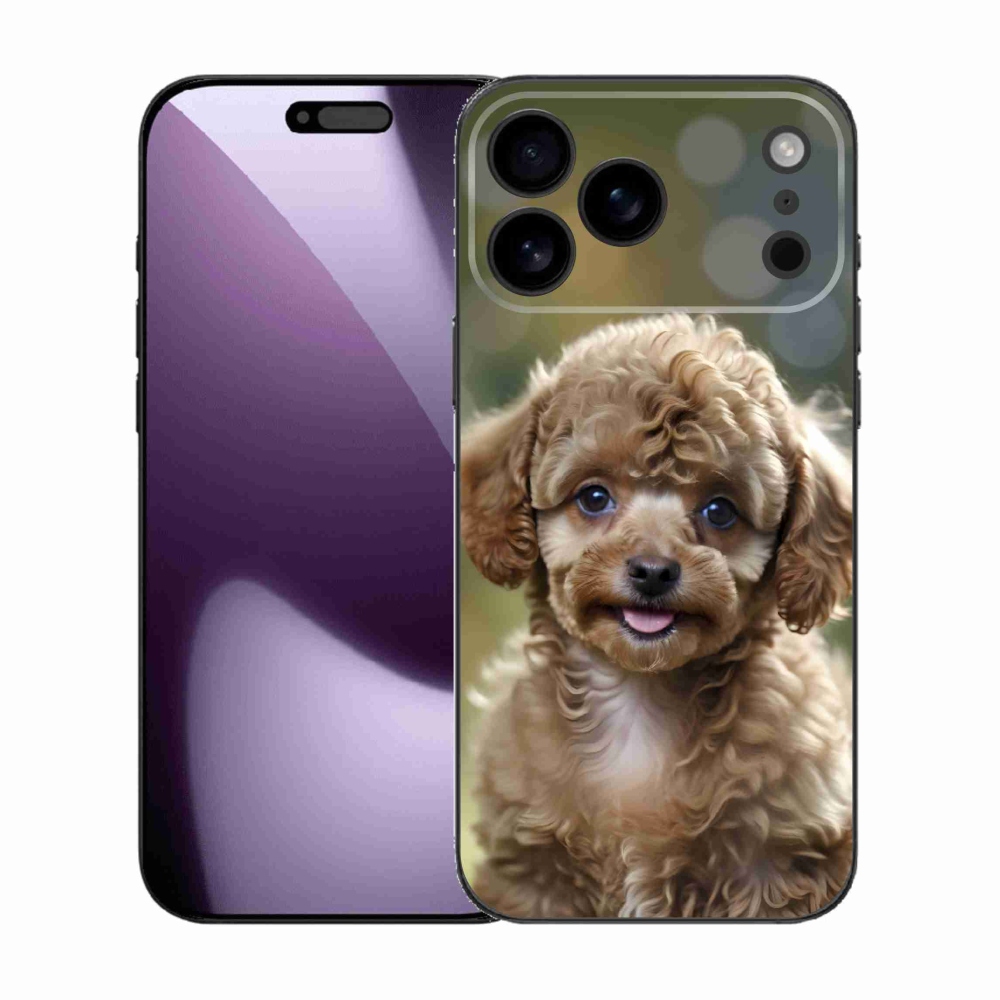 mmCase gél tok az iPhone 17 Pro Max-hoz – aranyos pudli