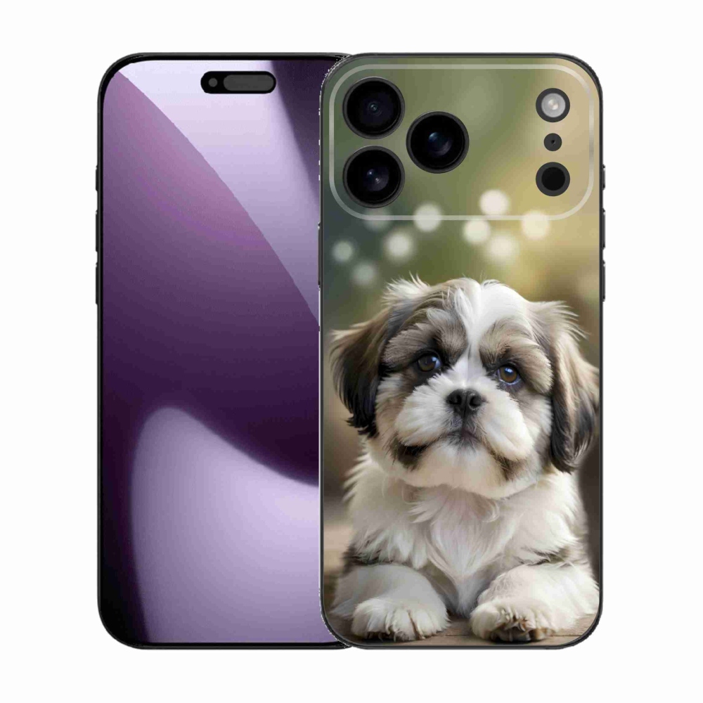 mmCase gél tok az iPhone 17 Pro Max-hoz – aranyos shih-tzu