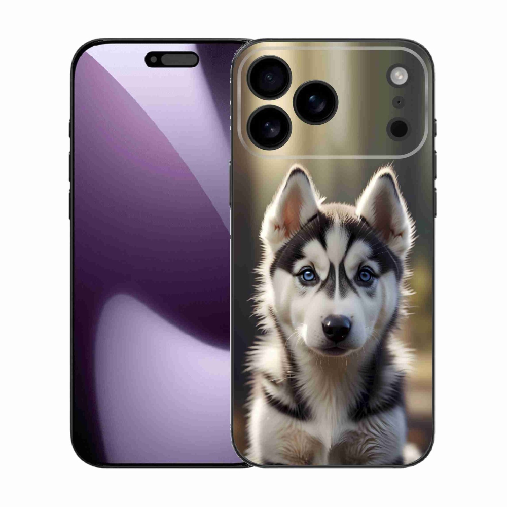 mmCase gél tok az iPhone 17 Pro Max-hoz – aranyos szibériai husky