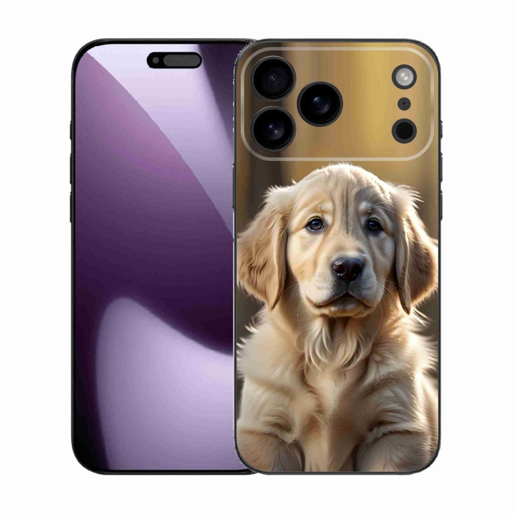 mmCase gél tok az iPhone 17 Pro Max-hoz – aranyos arany retriever