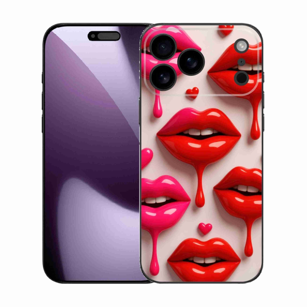 Zselés borítás mmCase iPhone 17 Pro Max készülékhez - ajkak 2