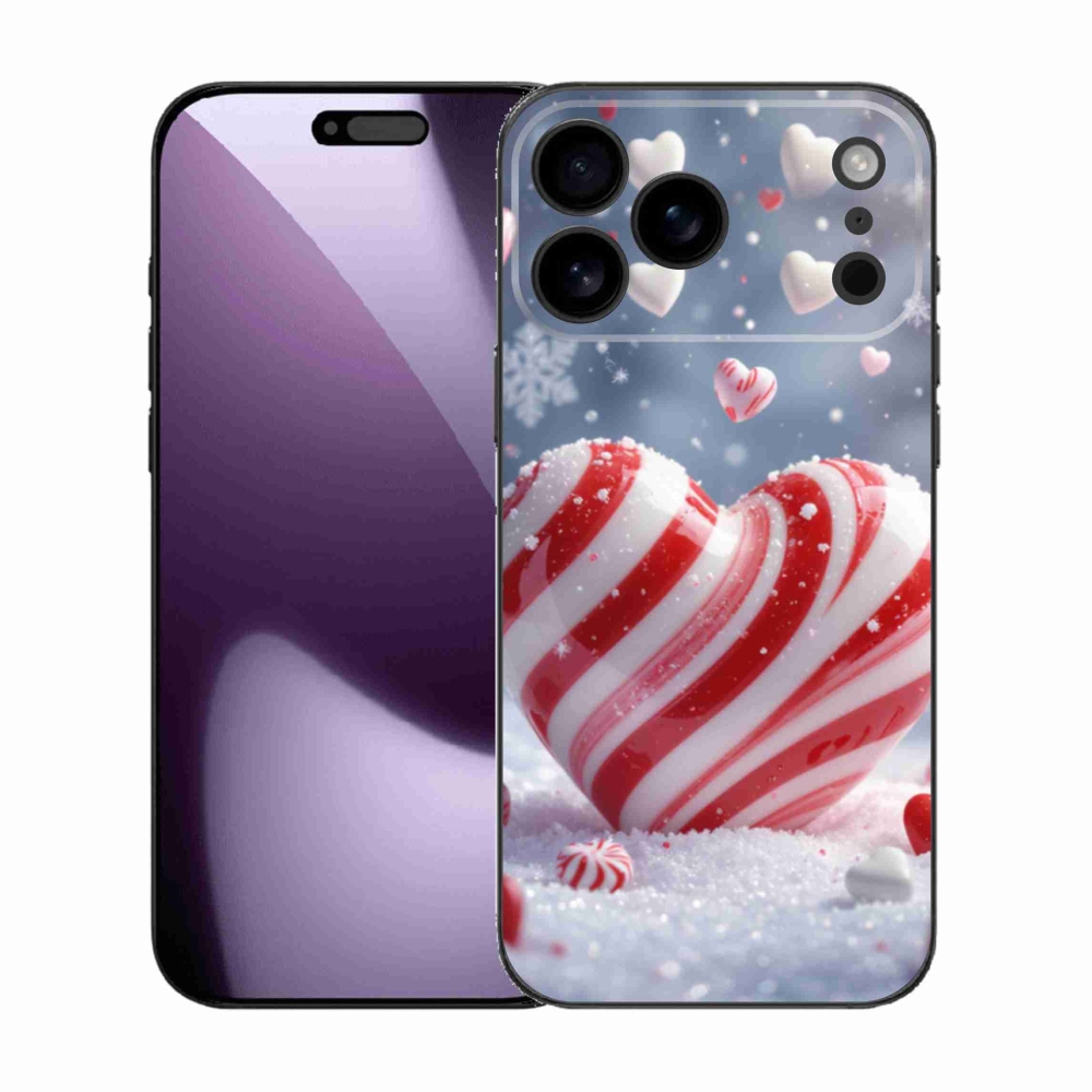 Zselés borítás mmCase iPhone 17 Pro Max készülékhez - édes szívecske