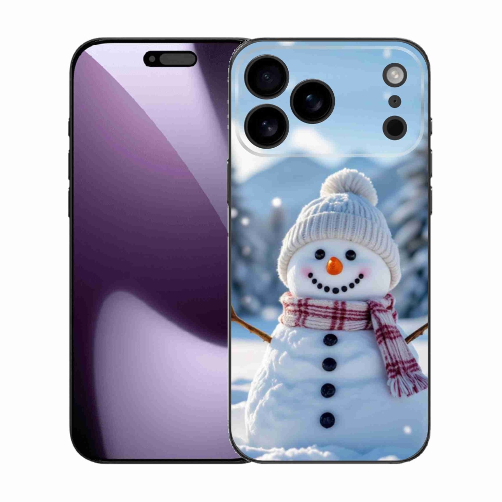 Gél borítás mmCase iPhone 17 Pro Max készülékhez - Hóember 3