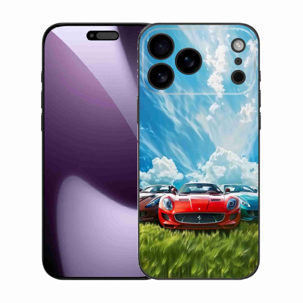 Zselés borítás mmCase iPhone 17 Pro Max készülékhez - sportkocsik