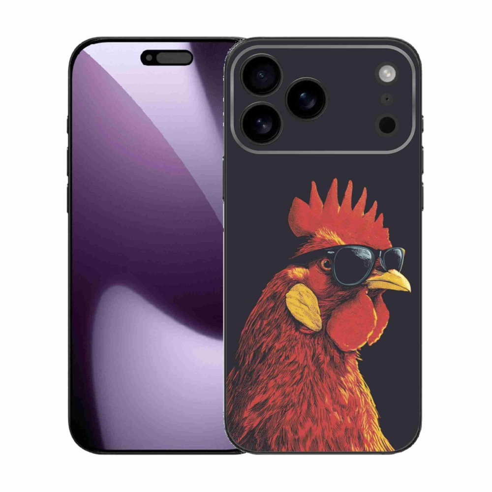Gél borítás mmCase iPhone 17 Pro Max készülékhez - stílusos kakas