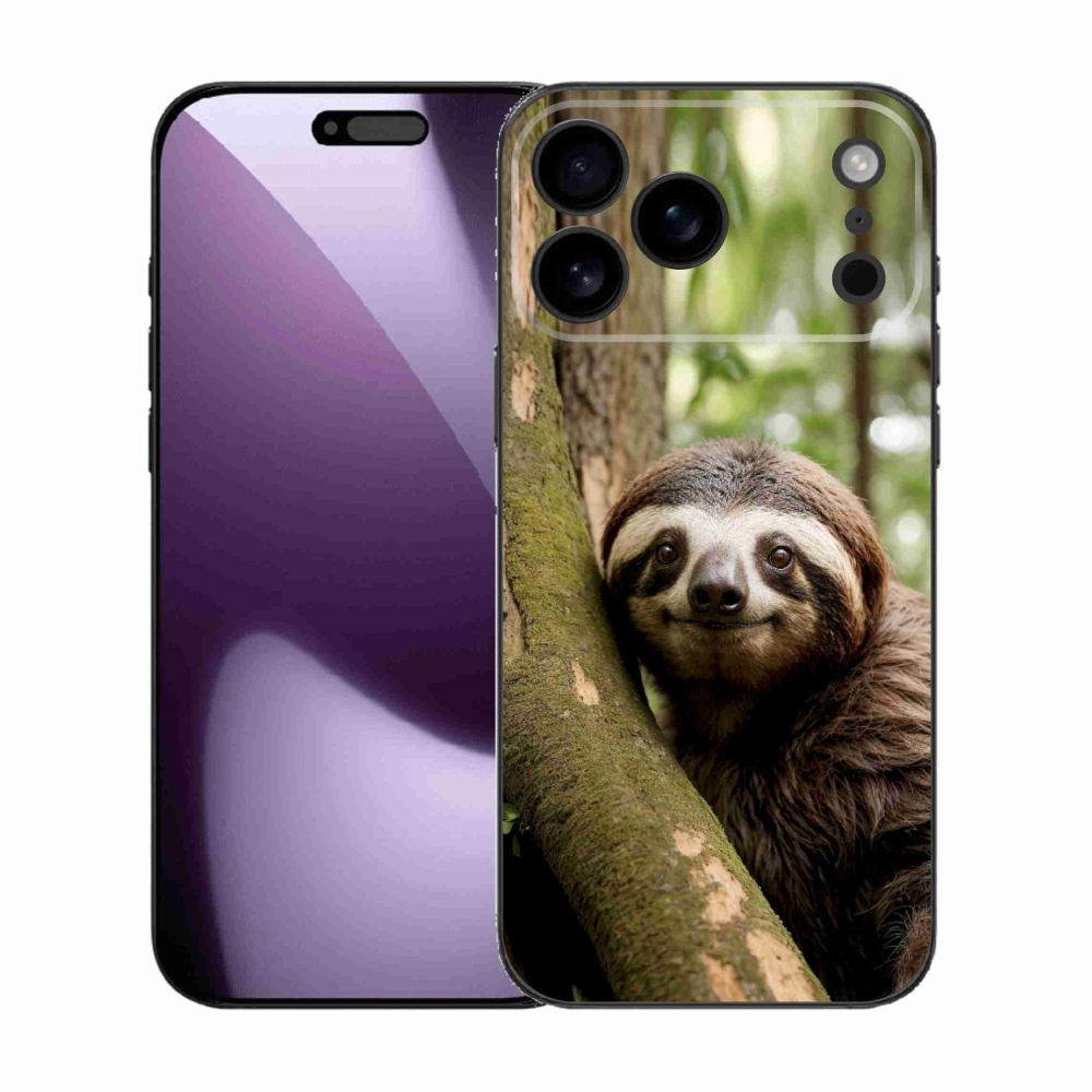 mmCase gél tok az iPhone 17 Pro Max-hoz – mosolygós lajhár