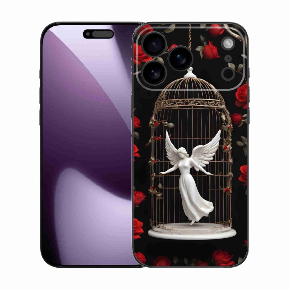 Zselés borítás mmCase iPhone 17 Pro Max készülékhez - csapdába esett angyal