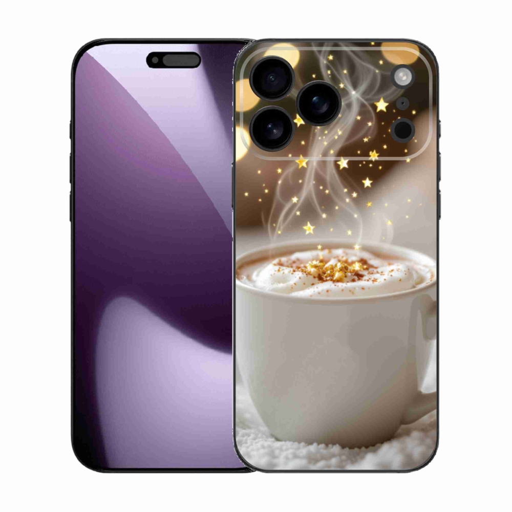 Gél borítás mmCase iPhone 17 Pro Max készülékhez - Karácsonyi forró ital